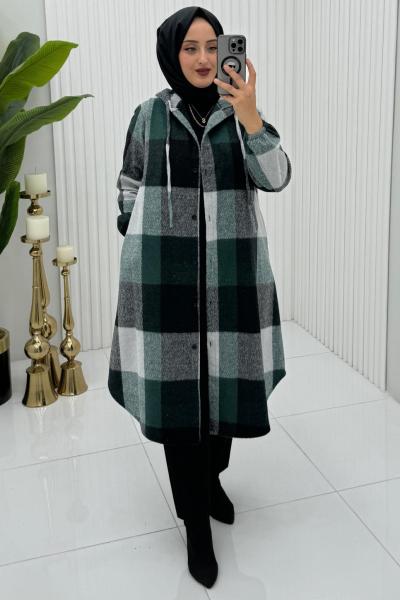 Emel Oduncu Gömlek Zümrüt