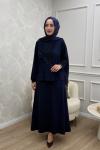 Meryem Etek Takım Lacivert