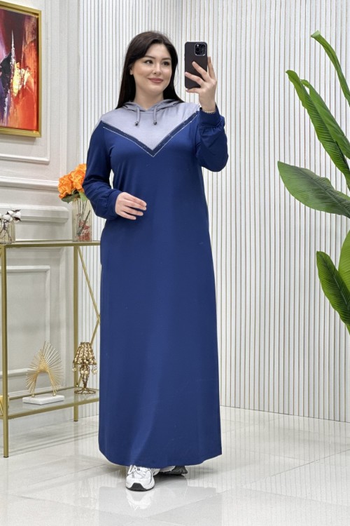 Banu Elbise Lacivert