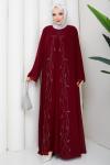 Canan Elbise Bordo