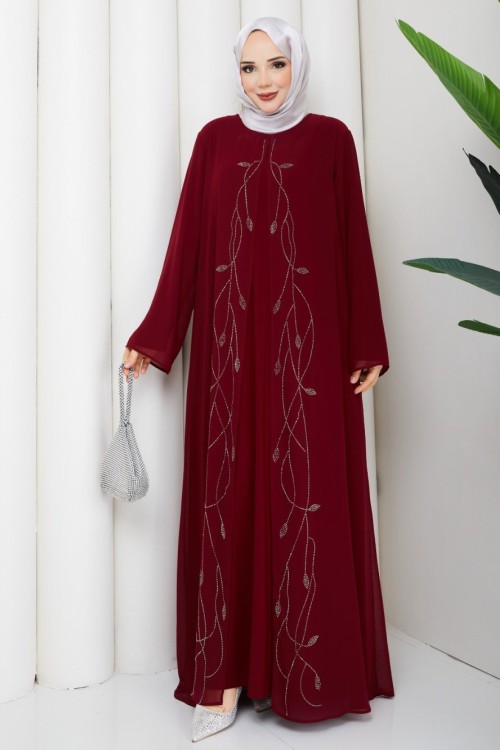 Canan Elbise Bordo