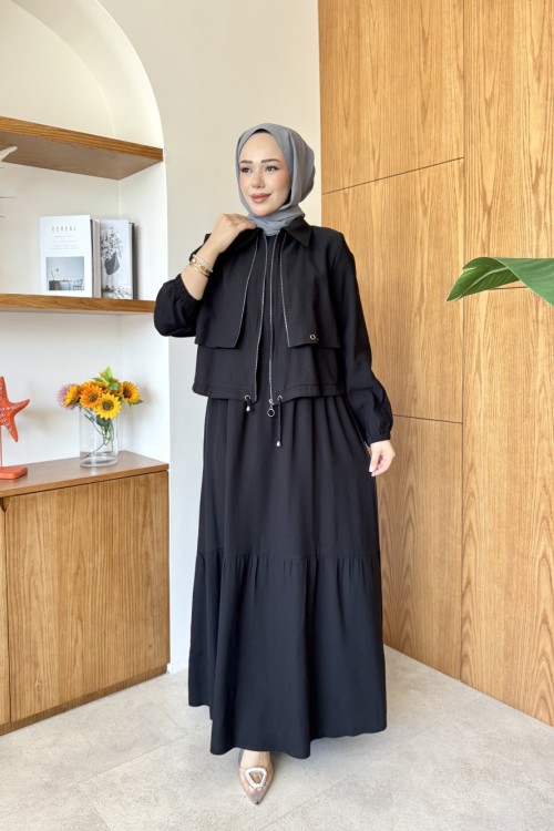 Ella Elbise Siyah