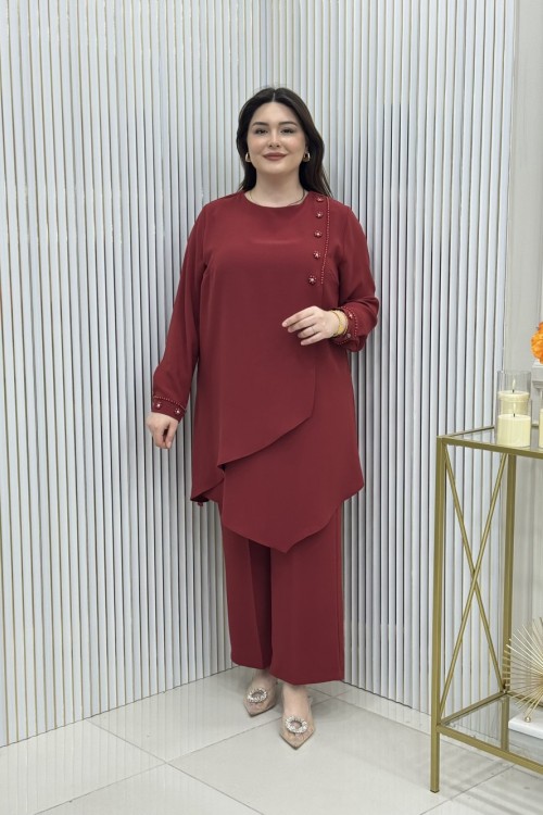 Ezel Takım Bordo
