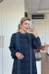GÜLÜMSER ELBİSE Lacivert
