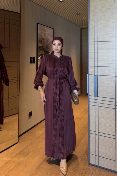 KUMRU ELBİSE Bordo