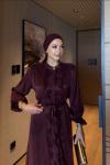 KUMRU ELBİSE Bordo