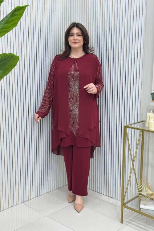 Melek Takım Bordo