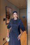 Meral elbise  Lacivert