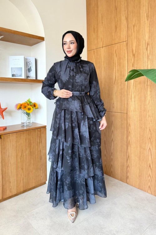 Mina Elbise Siyah