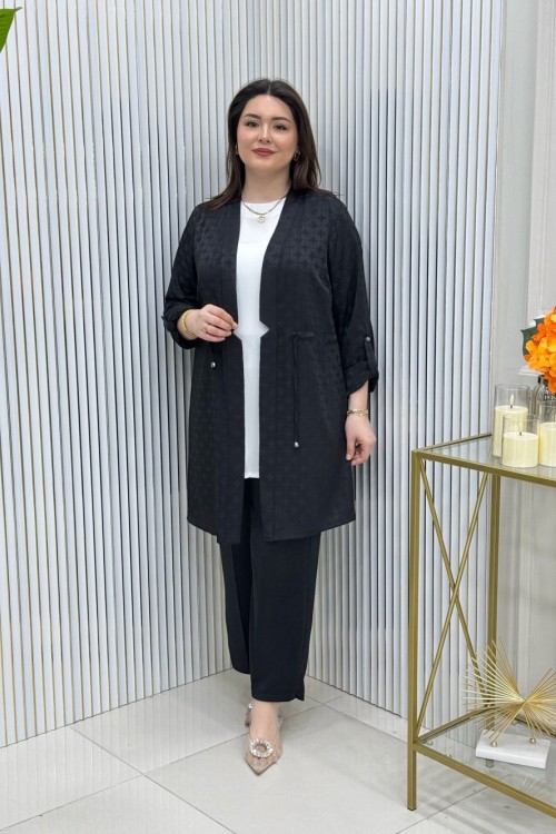 Miray Üçlü Takım Siyah