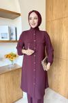 Mualla Tunik Takım Bordo