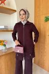 Perihan Tunik Takım  Bordo
