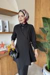 Selinay Tunik Takım Siyah