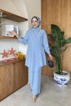 Selinay Tunik Takım Bebe Mavisi