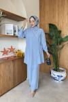 Selinay Tunik Takım Bebe Mavisi
