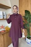 Selinay Tunik Takım Mürdüm
