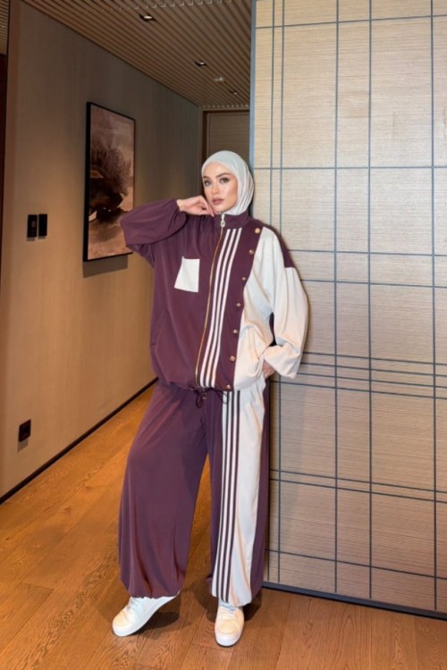 SELMAN PANTOLON TAKIM  Bordo