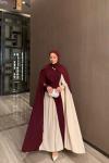 Tuana Elbise Bordo