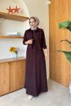 Tülin Ceketli Elbise Takım  Bordo