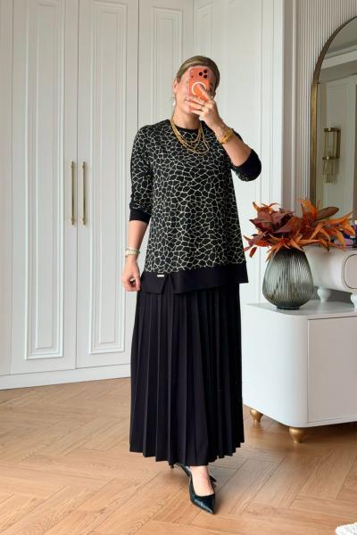 Aylin Etekli Takım Siyah