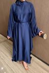 Belur Elbise Lacivert