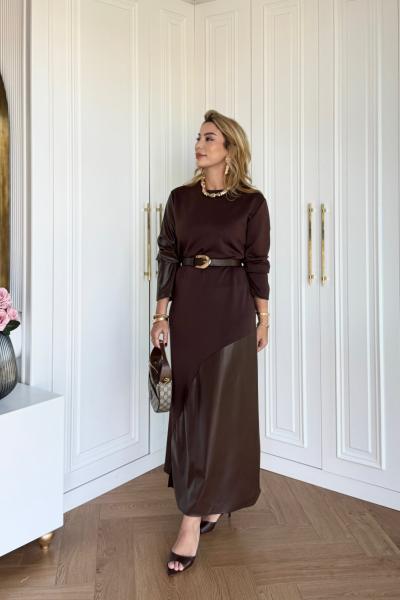 Berfu Elbise Acı Kahve