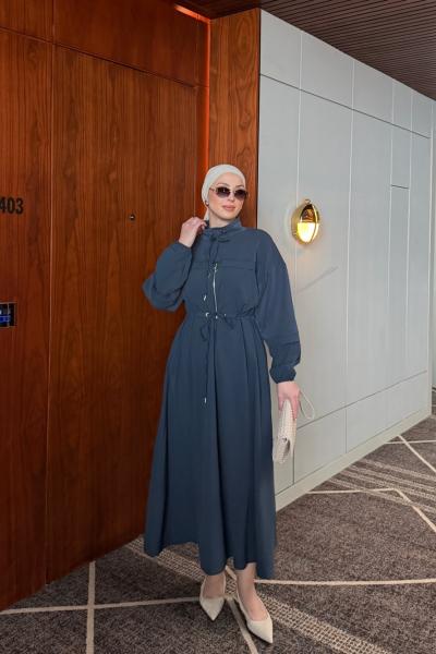 Dilek Elbise İndigo