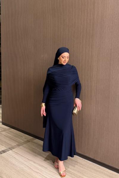 Ecre Elbise Lacivert