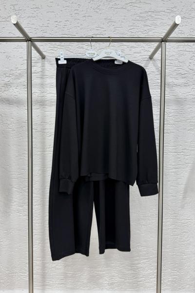 Ezel Pantolon Takım Siyah