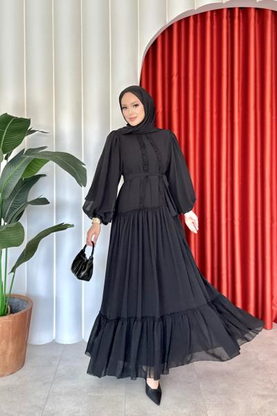 Fethiye Elbise Siyah