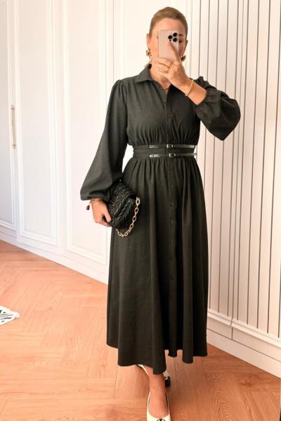 Firuze Elbise Antrasit