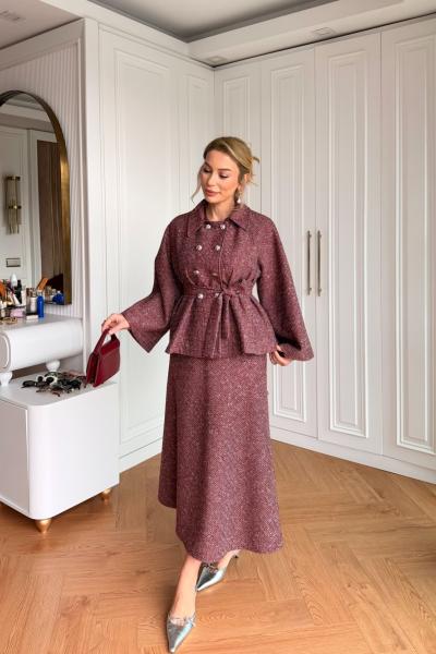 Göksel Etekli Takım Mürdüm