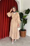 Gülben Elbise Camel