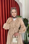 Gülben Elbise Camel