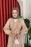 Gülben Elbise Camel