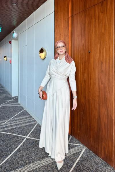 Gülcan Pantolonlu Takım Bej