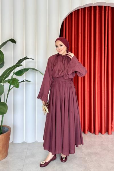 Hera Etekli Takım Bordo