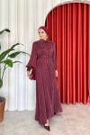 İlgi Elbise Bordo