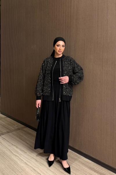 İlkay Pantolon Takım Siyah