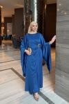 İlkgül Elbise Saks Mavisi