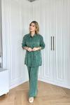Işıl Pantolonlu Takım Zümrüt
