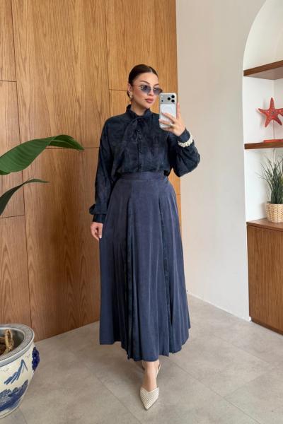 Jale Etekli Takım Lacivert