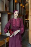 Keriman Elbise Bordo