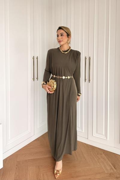 Kısmet Elbise Koyu Yeşil