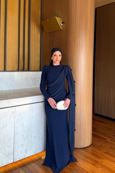 Manolya Abiye Lacivert