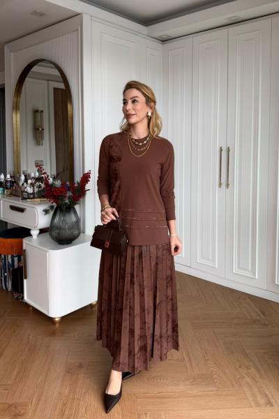 Masal Etekli Takım Kahve