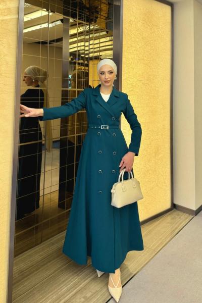 Meryem Elbise Petrol Yeşili