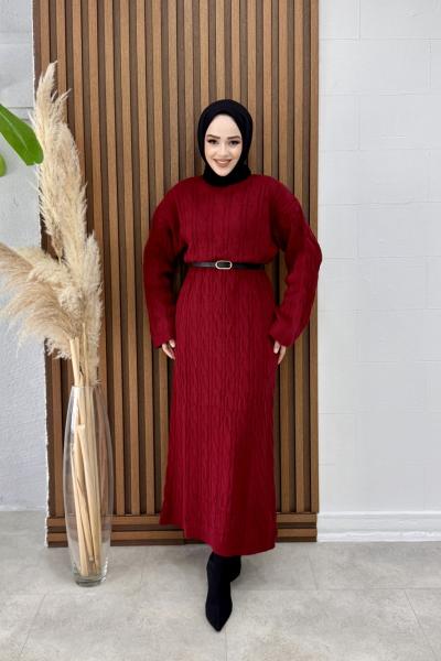 Mukaddes Elbise Bordo