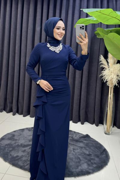Petek Pantolonlu Takım Lacivert