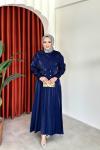 Nida Elbise Lacivert